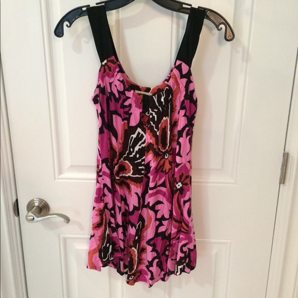 AKIKO Abstract Tank Dress Small